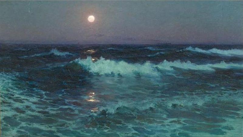 Lionel Walden Moonlight China oil painting art